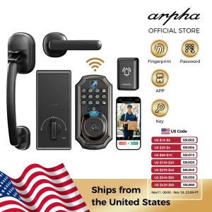 Smart Lock WiFi Keyless Door Lock with Camera 5 in 1 Camera