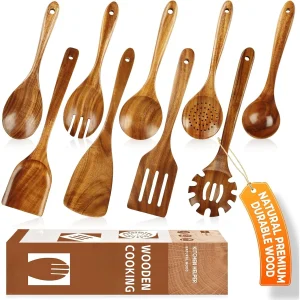 Wooden Kitchen Utensils Set