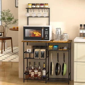 Baker's Rack for Kitchen with Storage