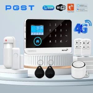 4G WiFi Home Security Alarm Burglar System Compatible